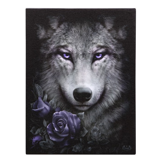 Wolf Roses van Spiral Direct, canvasafdruk