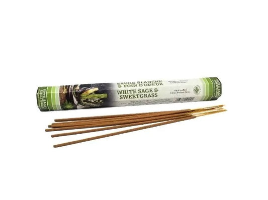 White Sage & Sweetgrass - Stick Incense