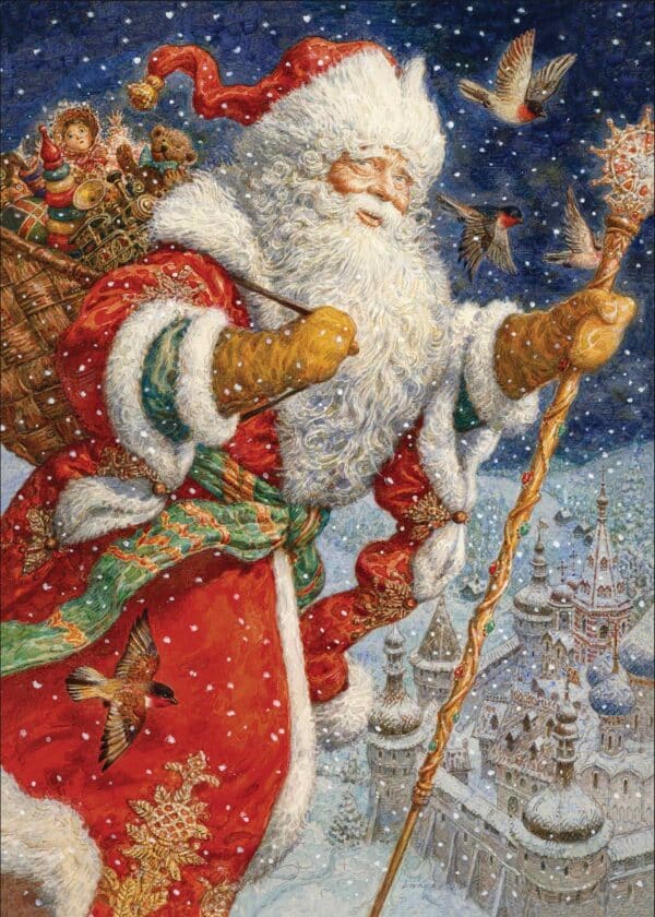 Santa Claus by Anton Lomaev, 500 Piece Puzzle – FairyPuzzled