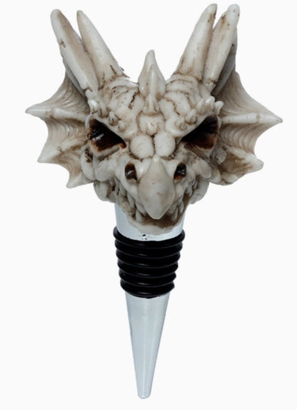 Shadows of Darkness Dragon Skull Bottle Stopper