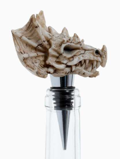 Shadows of Darkness Dragon Skull Bottle Stopper