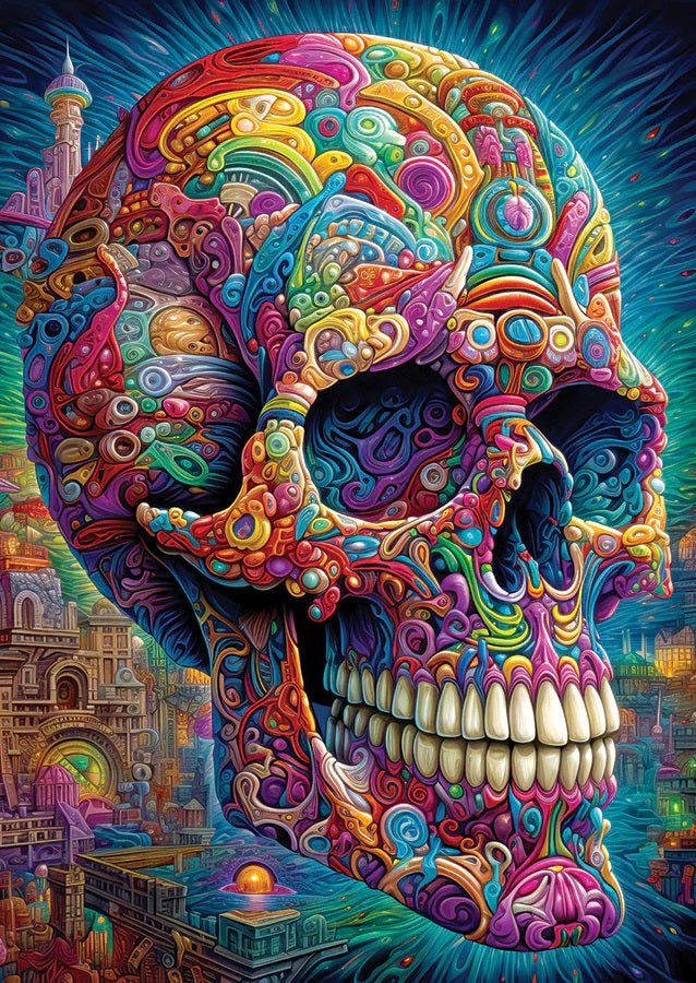 Quirky Skull by Wumples, 1000 Piece Puzzle