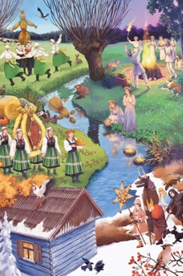 Slavic Seasons by Joanna Rzepecka, 1000 Piece Puzzle