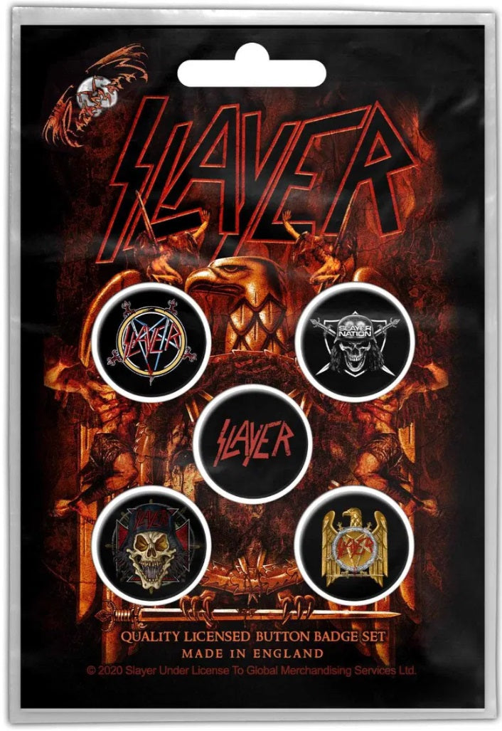 Slayer - Eagle, Button Set