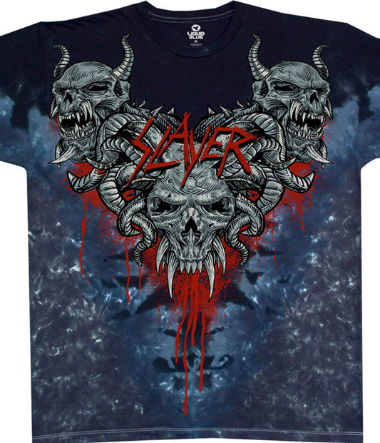 Slayer Hell Awaits Tie-Dye T-Shirt