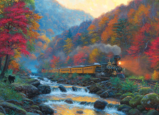 Smoky Train by Mark Keathley, 1000 Piece Puzzle