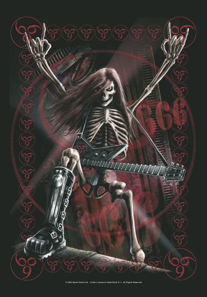 Metalhead by Spiral, Textile Poster