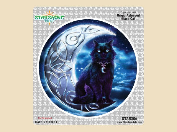 Black Cat by Brigid Ashwood, Sticker