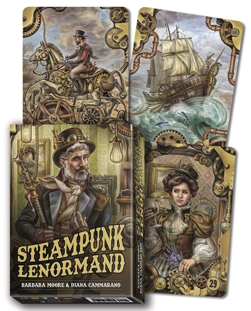 Steampunk Lenormand  Oracle Cards by Barbara Moore & Diana Cammarano