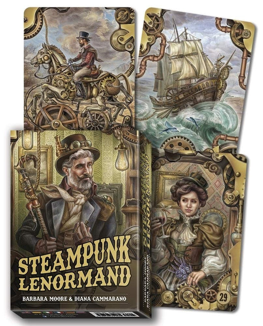 Steampunk Lenormand  Oracle Cards by Barbara Moore & Diana Cammarano