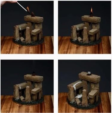 Stone Circle Backflow Incense Burner