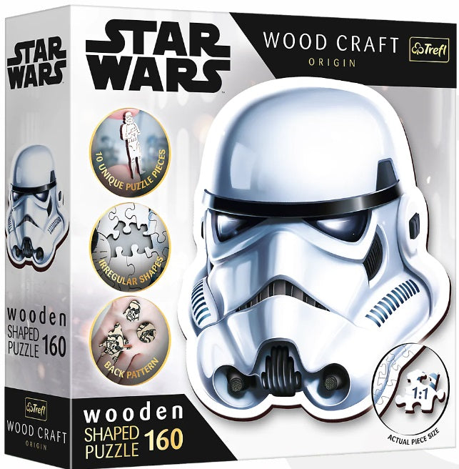 Star Wars - Stormtrooper's Helmet, 160 Piece Wooden Puzzle