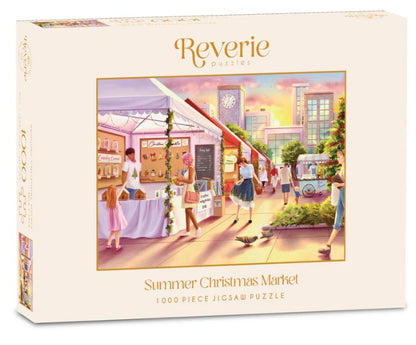 Summer Christmas Market by Ailee Marie Art, 1000 Piece Puzzle