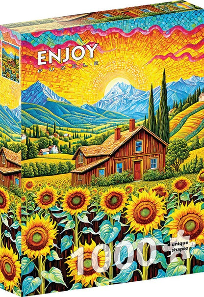 Sunflower House by Ivaylo Ivanov, 1000 Piece Puzzle