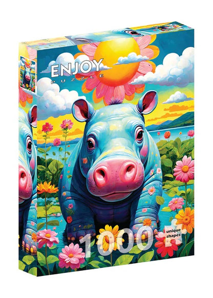 Sunny Hippo from Ivaylo Ivanov, 1000 Piece Puzzle