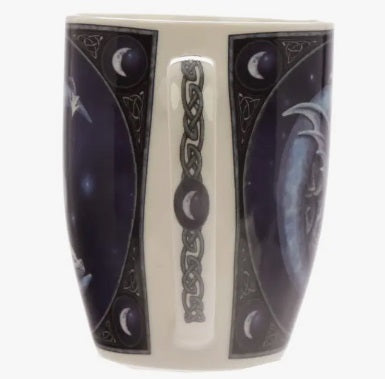 Lisa Parker Sweet Dreams Dragon and Moon Porcelain Mug
