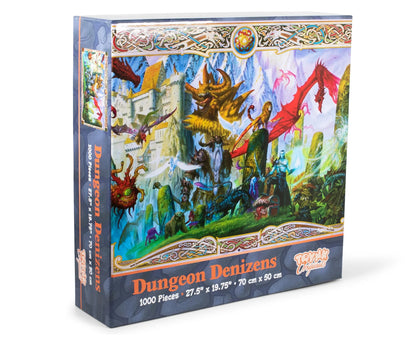 Dungeon Denizens Mythical Monster, 1000 Piece Puzzle