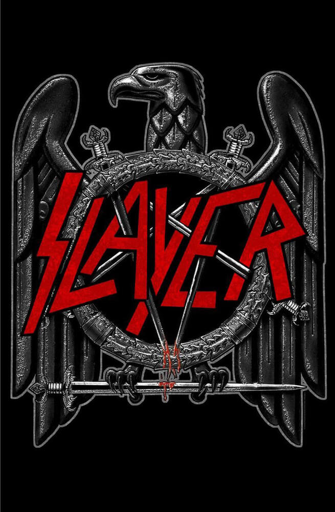 Slayer Black Eagle Textile Poster