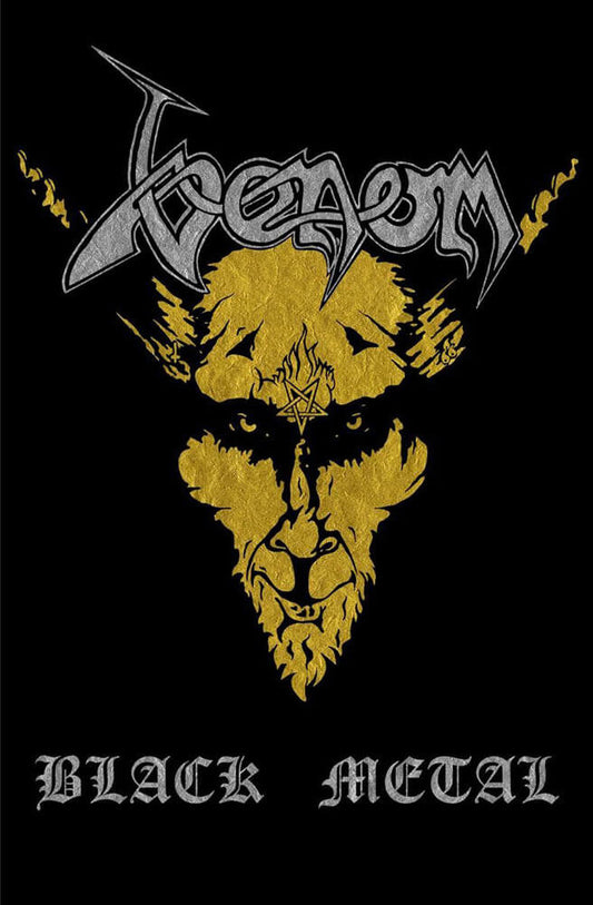 Venom Black Metal Textile Poster