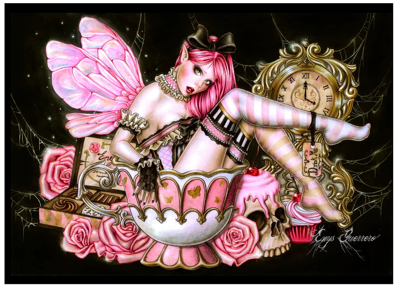 Tea Fairy by Enys Guerrero, Messenger Bag