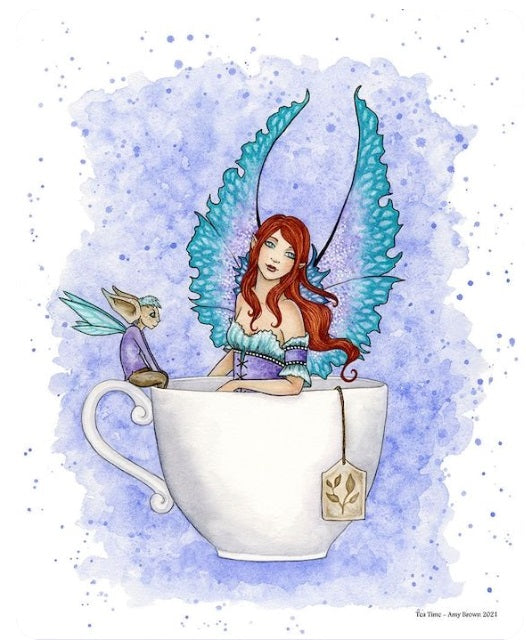 Tea Time af Amy Brown, tryk