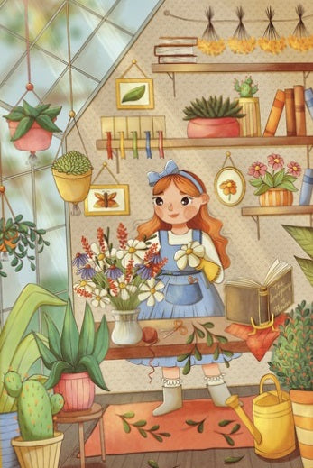 The Language Of Flowers by Winonaki Illustrations, 1000 Piece Puzzle