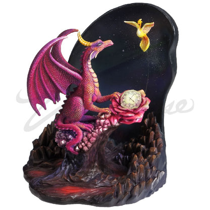 Time Dragon Scarlet Rose By Rose Khan, Figurine
