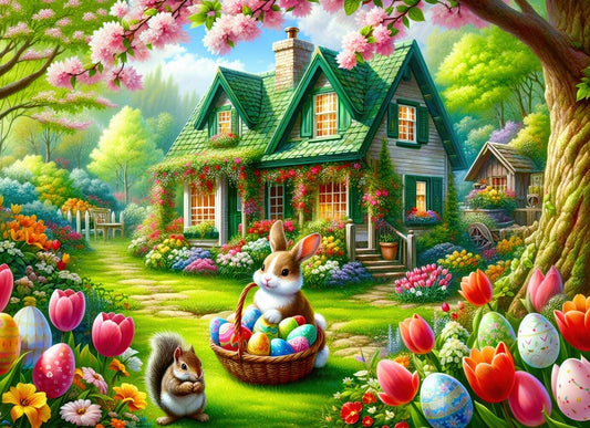 Time To Hide the Eggs by Campbell Allen, 1000 Piece Puzzle