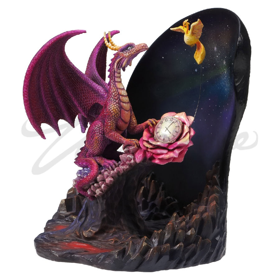 Time Dragon Scarlet Rose By Rose Khan, Figurine