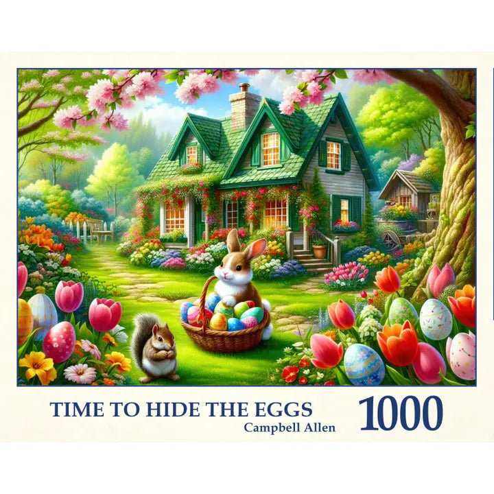 Time To Hide the Eggs by Campbell Allen, 1000 Piece Puzzle