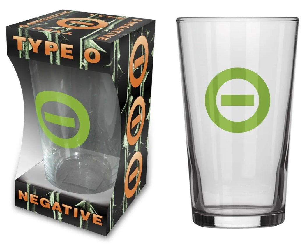 Type O Negative - Negative Symbol, Beer Glass