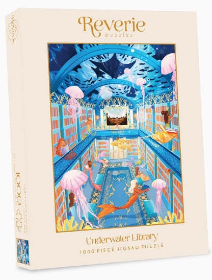 Underwater Library by Lorena Cerqueira, 1000 Piece Puzzle