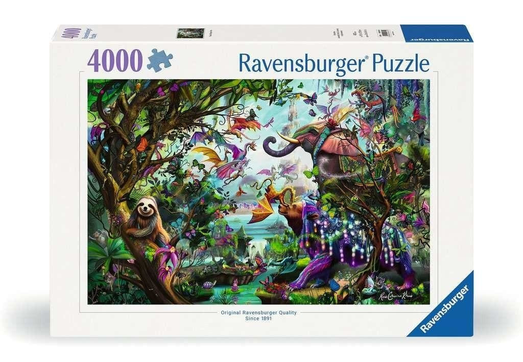 Tropical Dragons by Rose Khan, 4000 Piece Puzzle
