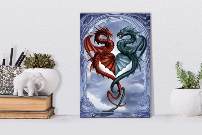 Draconic Tryst by Alchemy, Canvas Print