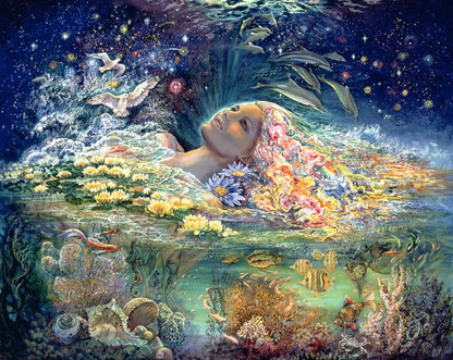 Aphrodite Goddess Of Love by Josephine Wall, Tumbler