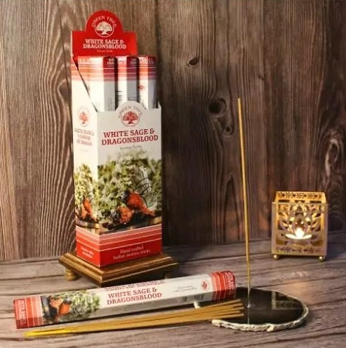 White Sage & Dragons Blood - Stick Incense