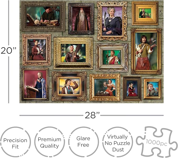 Harry Potter - Witches and Wizards, 1000 Piece Puzzle