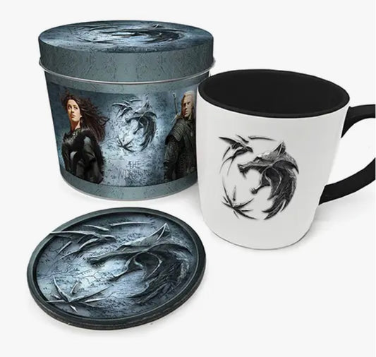 The Witcher -  Mug and Coaster in Tin Set