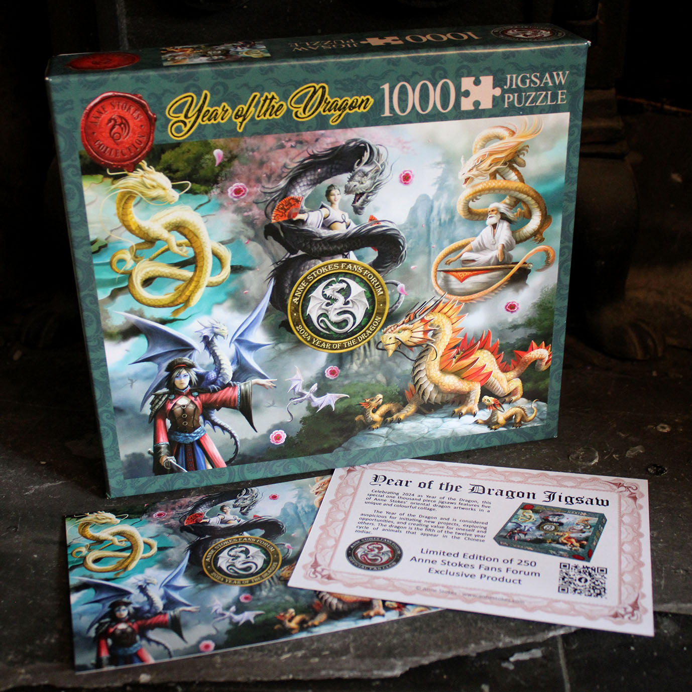 Anne Stokes Fan Forum Year of the Dragon, 1000 Piece Jigsaw Puzzle