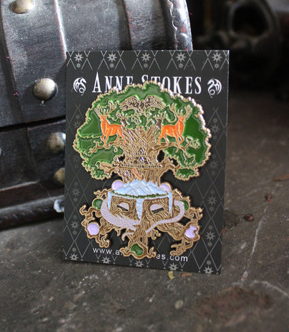 Yggdrasil by Anne Stokes, Pin