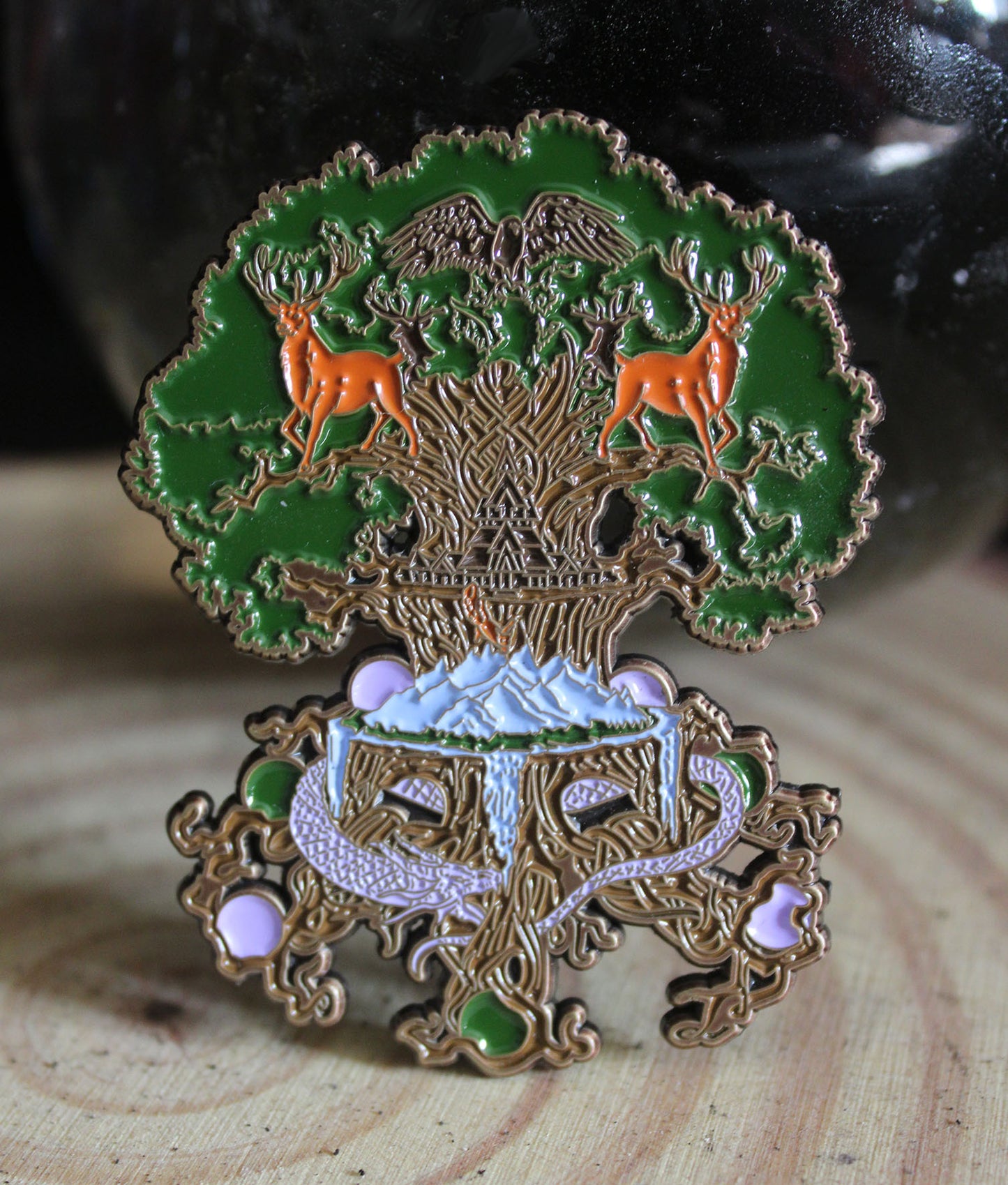 Yggdrasil by Anne Stokes, Pin