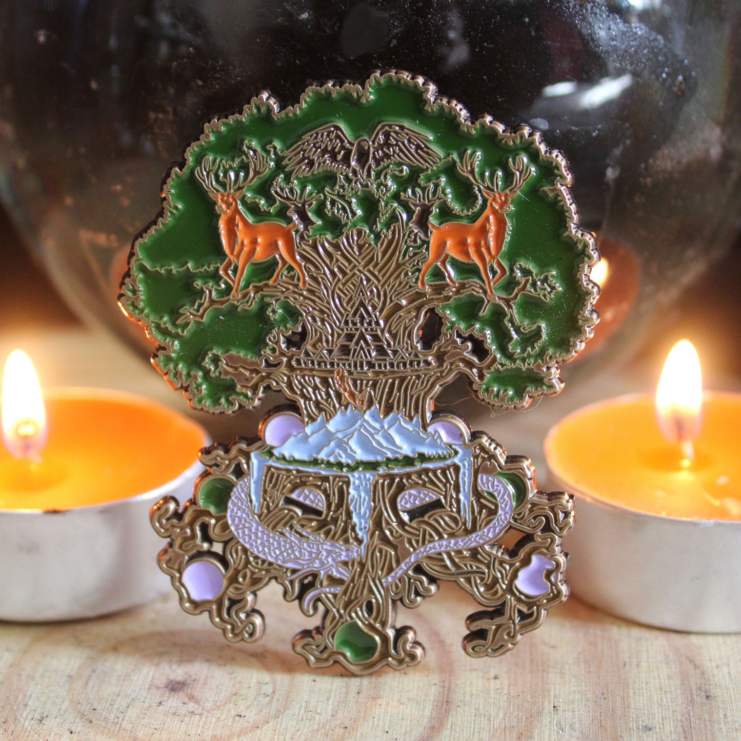 Yggdrasil by Anne Stokes, Pin