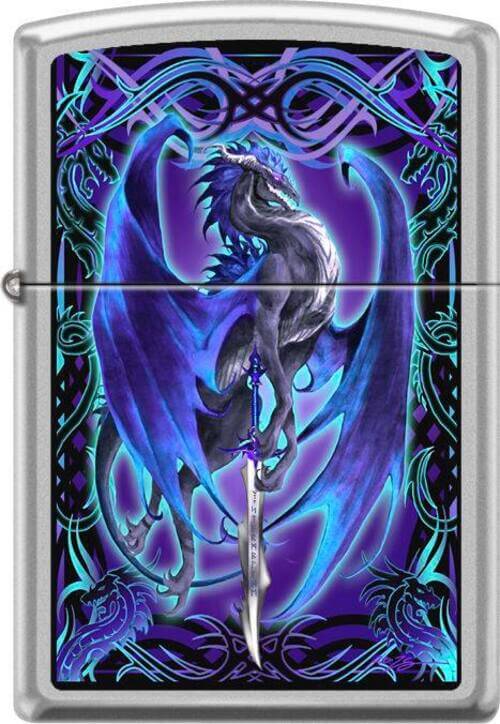 Stormblade By Ruth Thompson - Satin Chrome Zippo Lighter