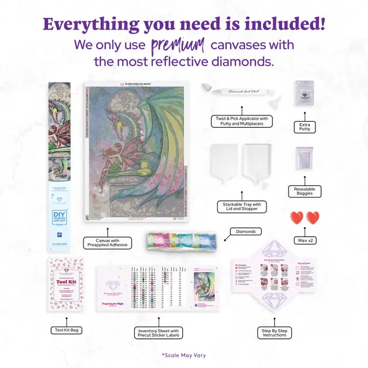 Preparing For Flight by Molly Harrison, Diamond Art Kit