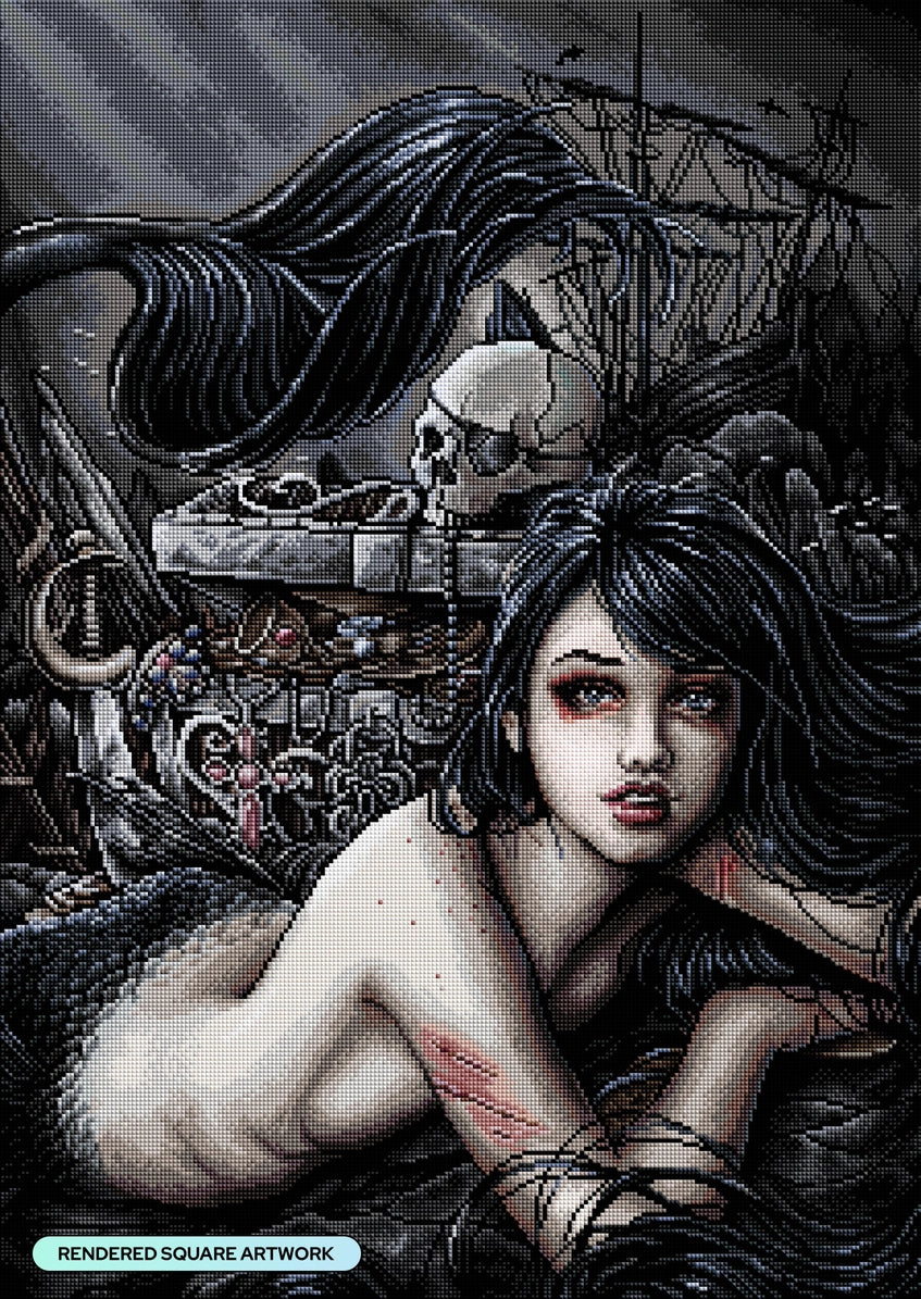 Now All Your Treasures Are Mine by Enys Guerrero, Diamond Art Kit