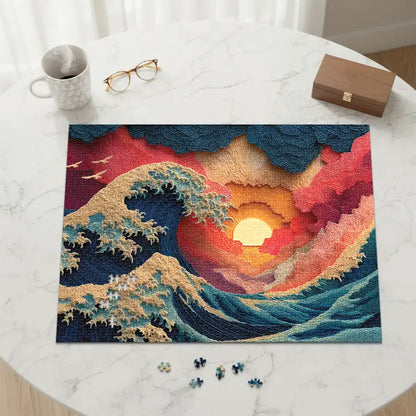 No. 2 - Great Wave, 1000 Piece Puzzle