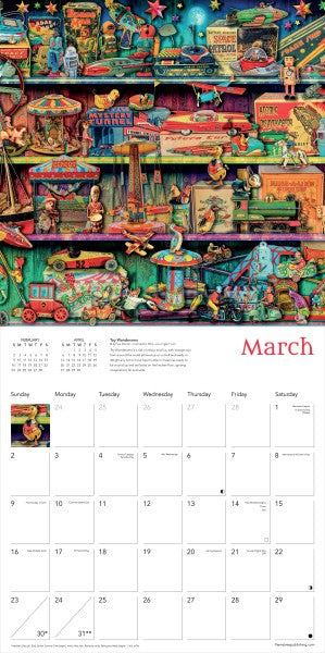 Aimee Stewart Wall Calendar 2025 (Art Calendar)