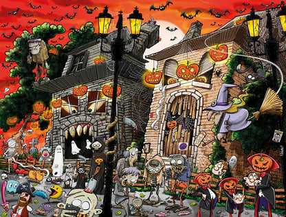 Chaos on Halloween by Ricardo Galvao, 1000 Piece Puzzle