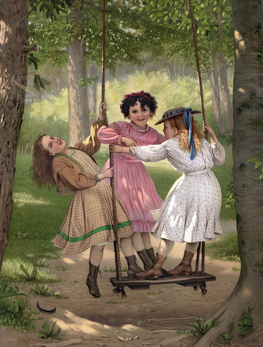 The Three Tom Boys by John George Brown, 1000 Piece Puzzle