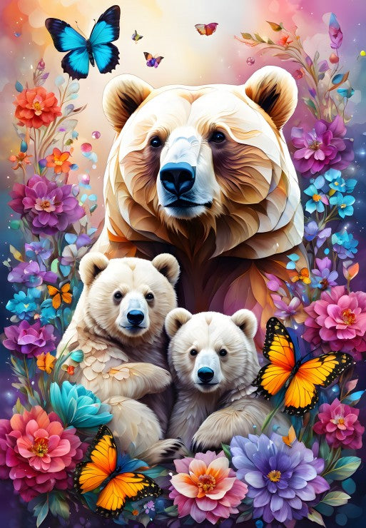 Bears - Maternal Love Collection from 123RF, 1000 Piece Puzzle